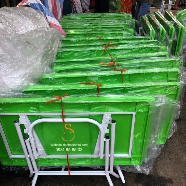 Mặt bàn nhựa đúc mầm non 1 lớp nhựa nguyên sinh